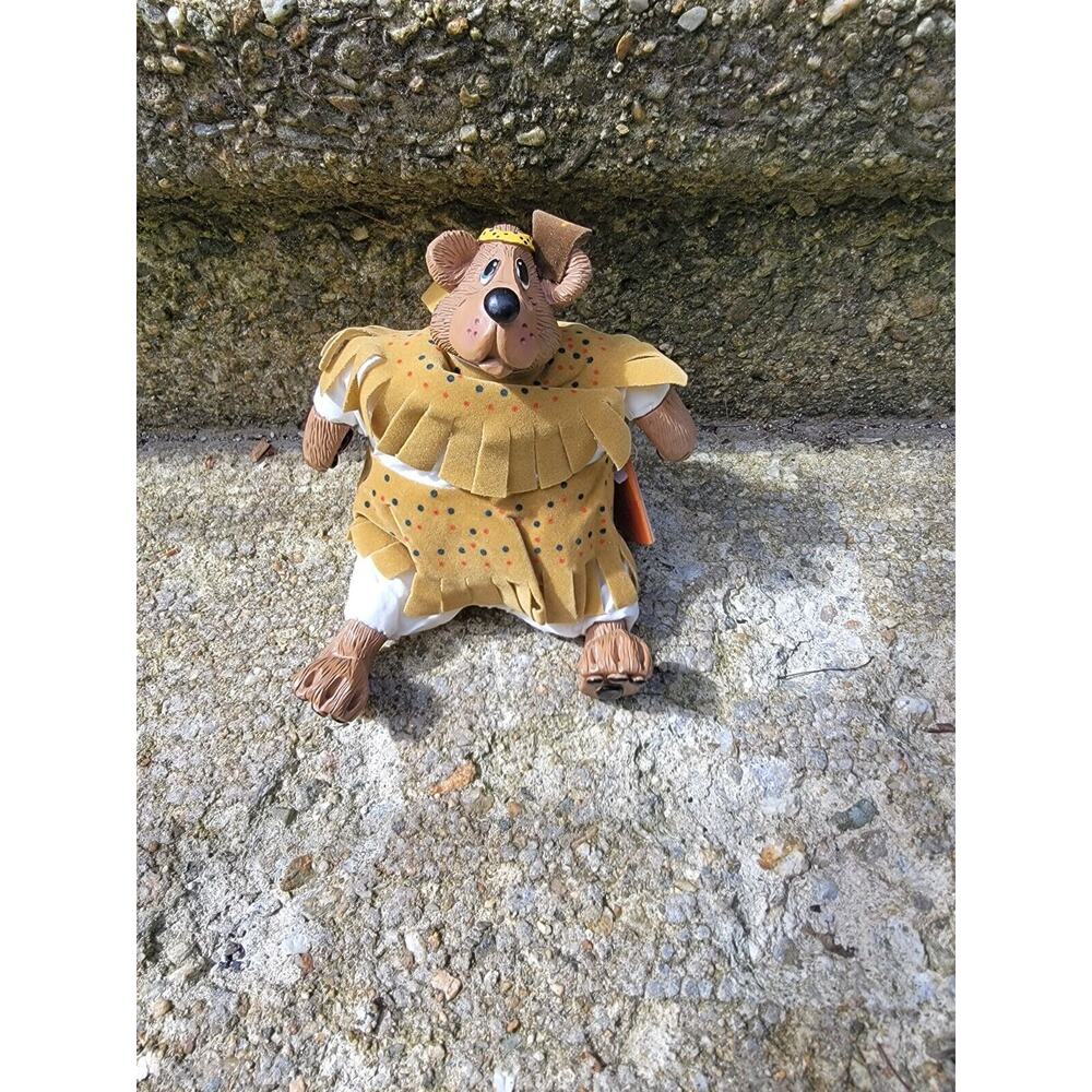 Vintage Russ Kathleen Kelly Critters Factory Shelf Sitters Bear Thanksgiving